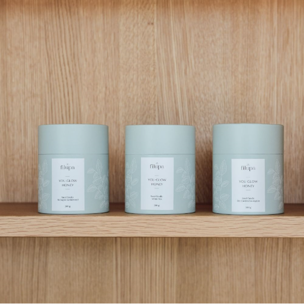 Filupa Sand Candle Vokspulver – Zen Garden Eucalyptus
