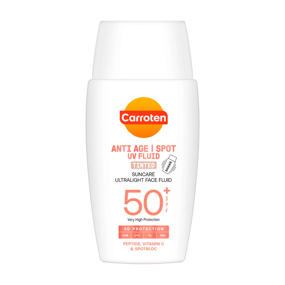Carroten Ansigtssolcreme Antiage & Antispot Tinted SPF 50+ (50 ml)