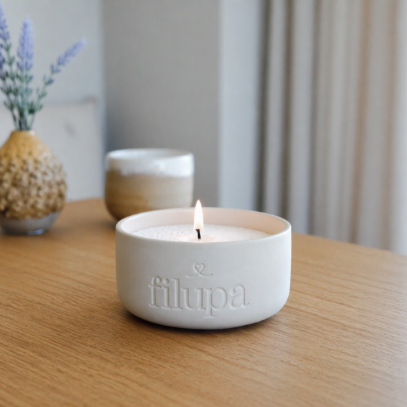 Filupa Sand Candle Vokspulver – White Tea