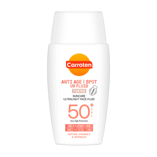 Carroten Ansigtssolcreme Antiage & Antispot Tinted SPF 50+ (50 ml)