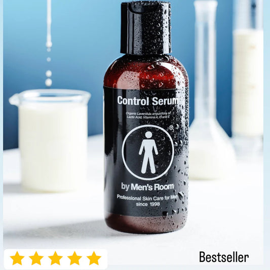 Men's Room Control Serum Step 2 – Eksfolierende Serum med 15 % Mælkesyre til Mænd